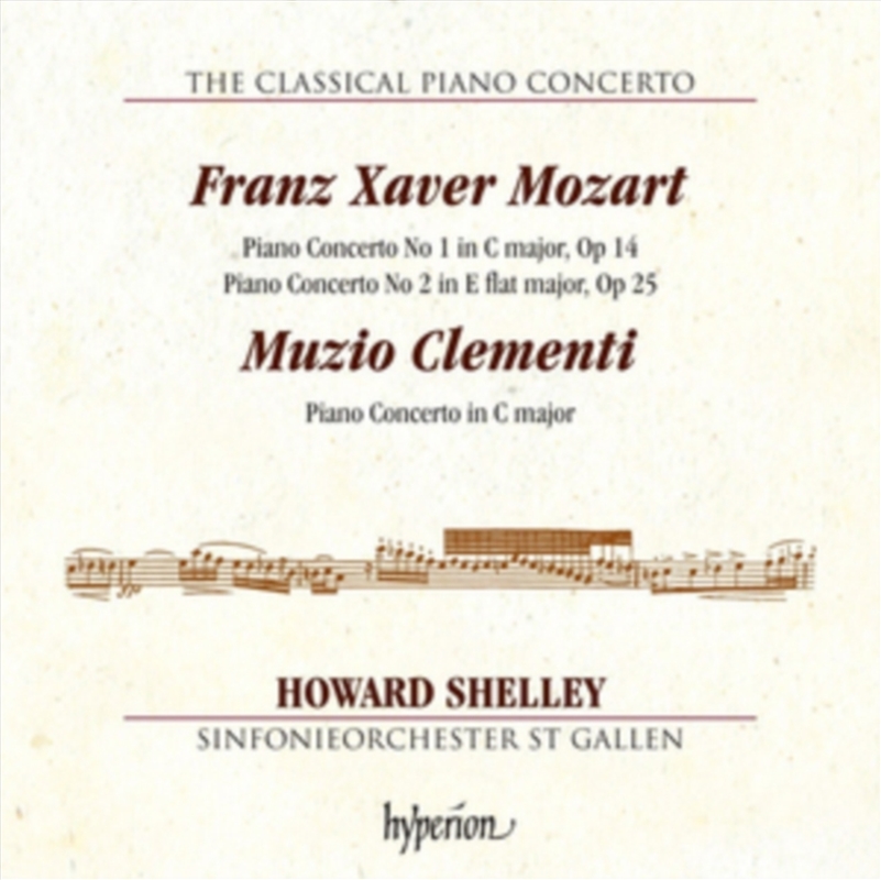 F.X. Mozart & Clementi: Piano Concertos (Hyperion Classical Piano Concerto 3) - Sinfonieorchester St/Product Detail/Classical