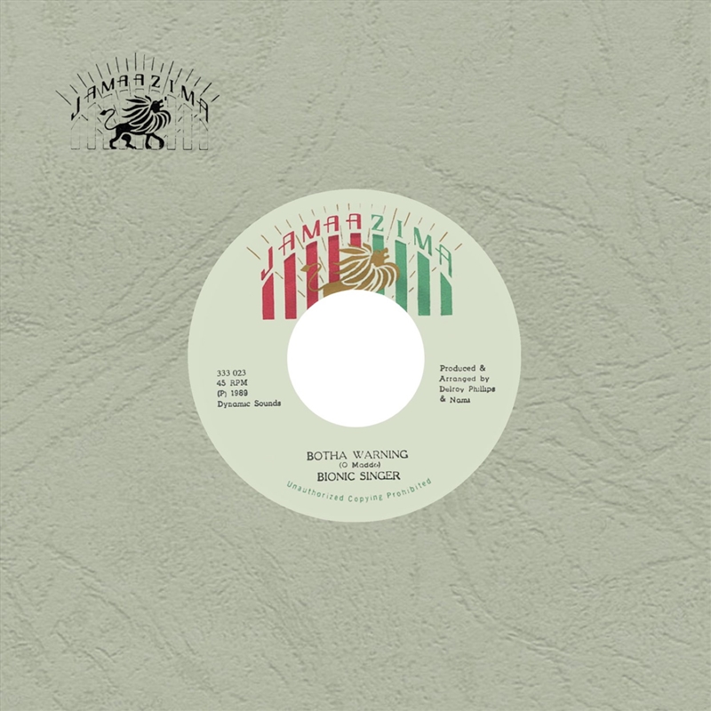 Botha Warning/Product Detail/Reggae