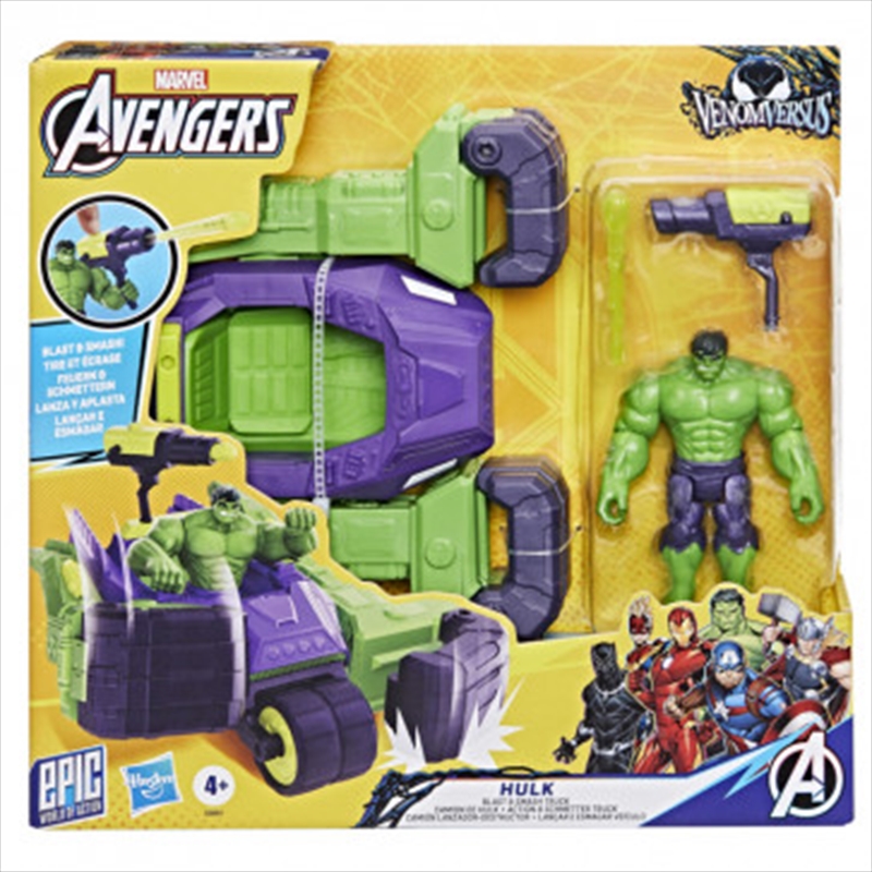 Marvel Avengers Venom Versus Epic World of Action Hulk Blast & Smash Truck/Product Detail/Figurines
