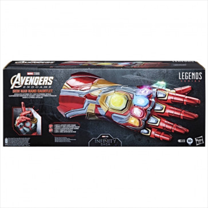 Marvel Legends Series Premium Role Play: Avengers Endgame - Iron Man Hand Gauntlet Articulated Elect/Product Detail/Figurines