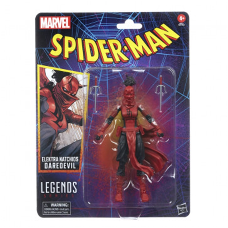 Marvel Legends Series: Spiderman Comics - Elektra Natchios Daredevil (Classic)/Product Detail/Figurines