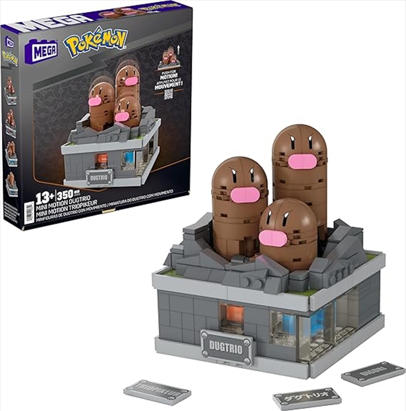 MEGA Pokemon: Mini Motion Dugtrio/Product Detail/Figurines