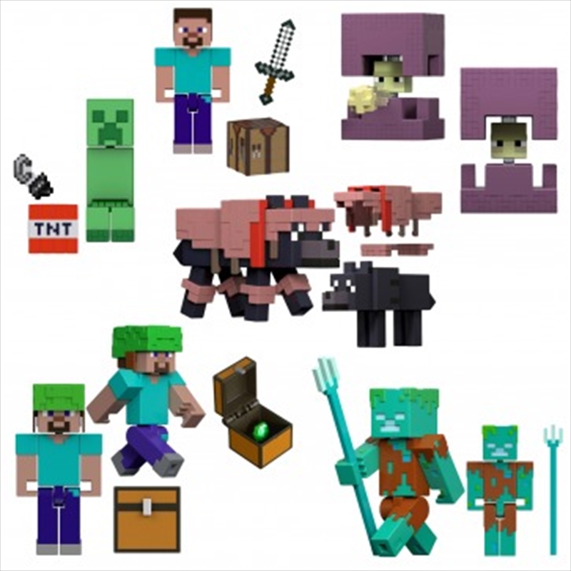 Minecraft: Craft-A-Block Assortment (SENT AT RANDOM)/Product Detail/Figurines