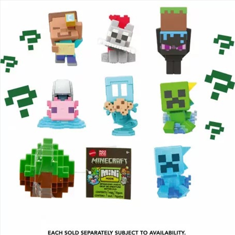 Minecraft: Mini Mode Spawn Egg Assortment (SENT AT RANDOM)/Product Detail/Figurines