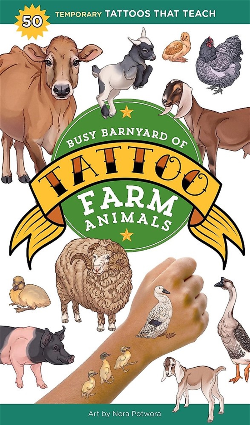 Busy Barnyard of Tattoo Farm Animals/Product Detail/Kids Activity Books