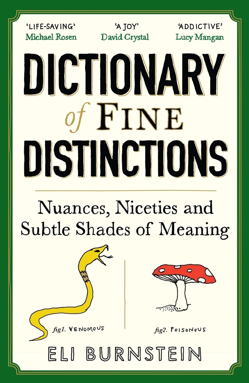 Dictionary of Fine Distinctions/Product Detail/Literature & Poetry