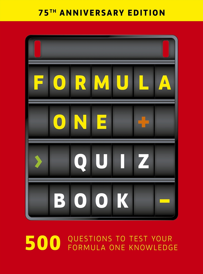 Formula One Quiz Book/Product Detail/Adults Activity Books