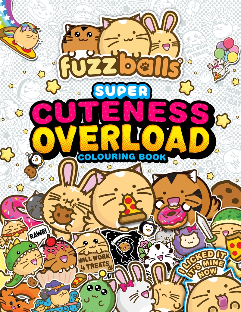 Fuzzballs Super Cuteness Overload Colouring Book/Product Detail/Kids Colouring