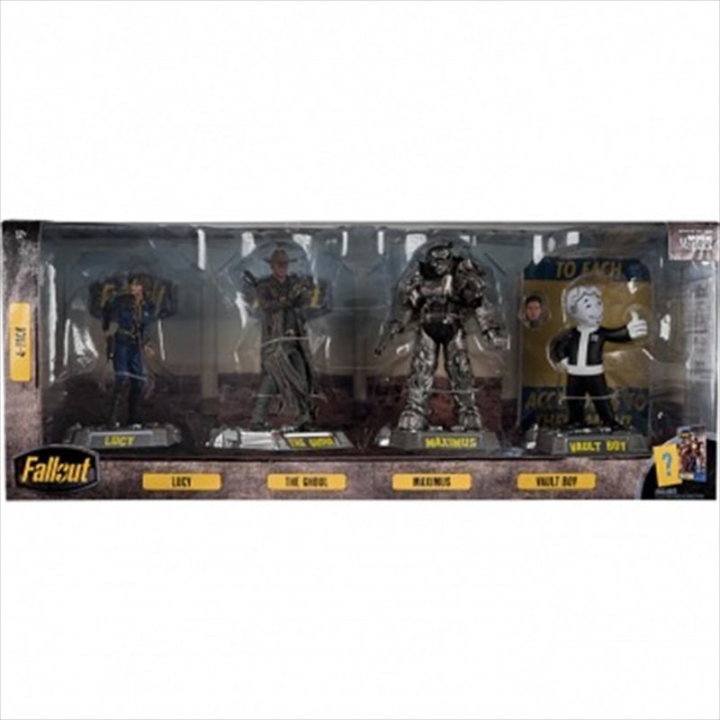Movie Maniacs Multipack - Fallout - Lucy Maximus The Ghoul & Vault Boy 4Pk/Product Detail/Figurines