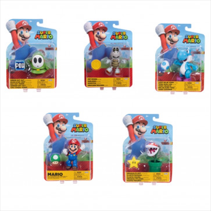 Nintendo Super Mario 4" Figures Assortment Wave 40 (SENT AT RANDOM)/Product Detail/Figurines