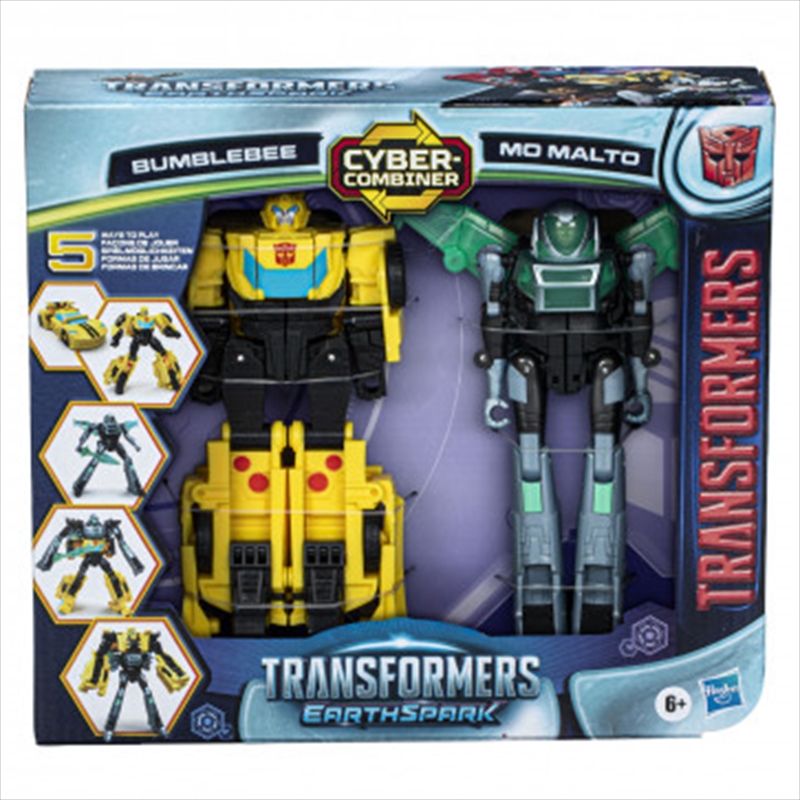 Transformers EarthSpark: Cyber-Combiner: Bumblebee and Mo Malto/Product Detail/Figurines