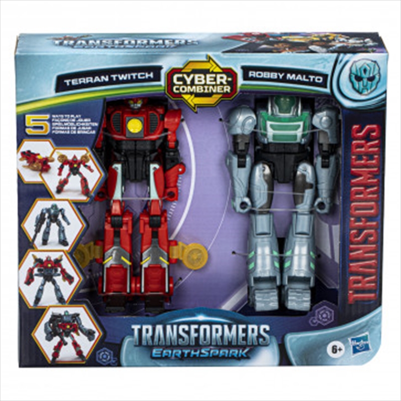 Transformers EarthSpark: Cyber-Combiner: Terran Twitch and Robby Malto/Product Detail/Figurines