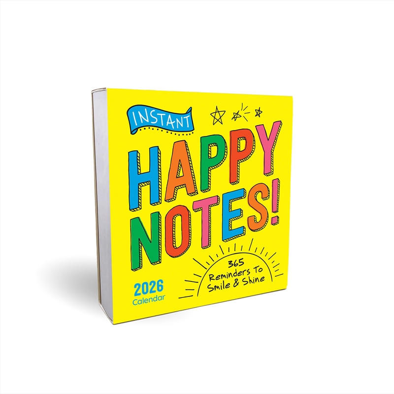 2026 Instant Happy Notes Boxed Calendar/Product Detail/Calendars & Diaries