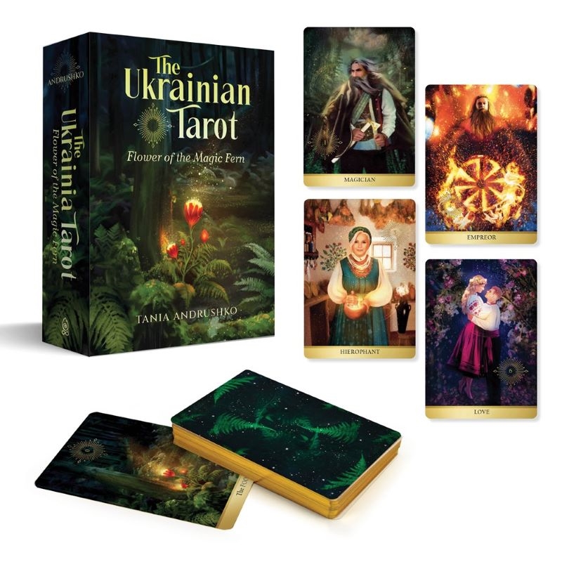 Ukrainian Tarot (Tarot Deck and Guidebook Set): Flower of the Magic Fern/Product Detail/Tarot & Astrology