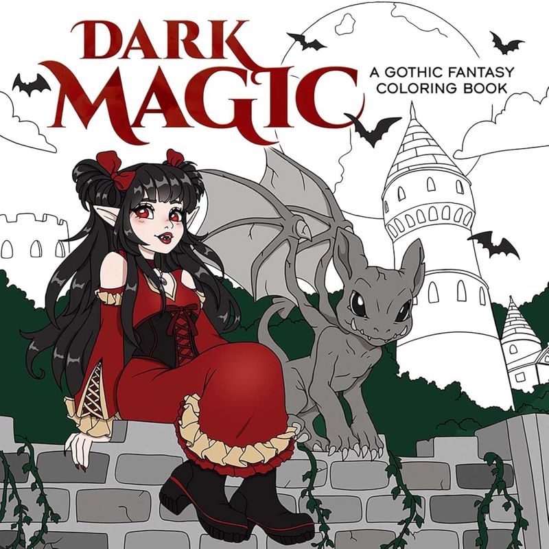 Dark Magic: A Gothic Fantasy Coloring Book/Product Detail/Adults Colouring