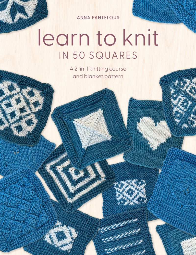 Learn to Knit in 50 Squares: A 2-in-1 knitting course and blanket pattern/Product Detail/Crafts & Handiwork