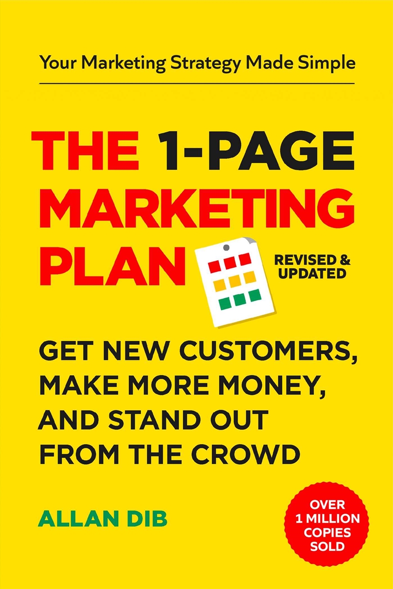 The 1-Page Marketing Plan/Product Detail/Business Leadership & Management