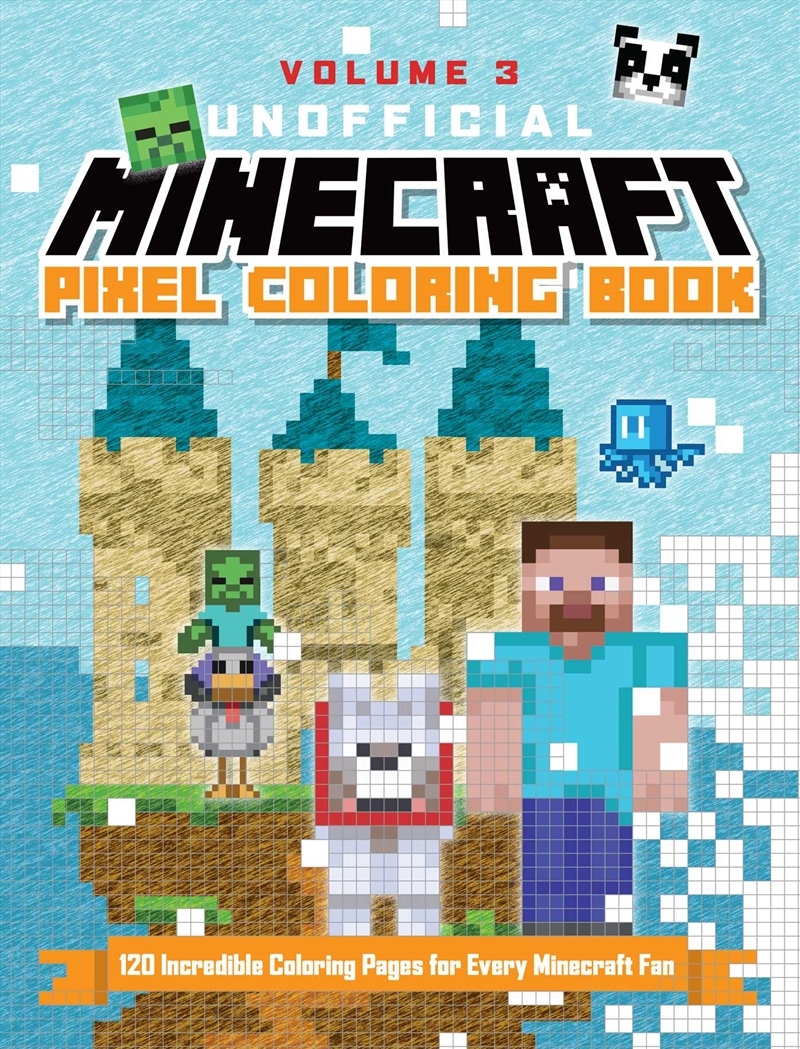 The Unofficial Minecraft Pixel Coloring Book/Product Detail/Adults Colouring