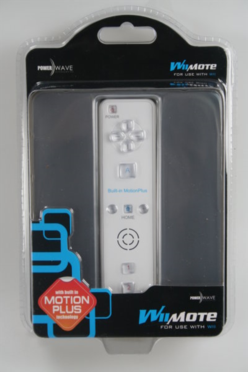 Powerwave Wii Remote (Motion Plus Inbuilt) - White/Product Detail/Consoles & Accessories