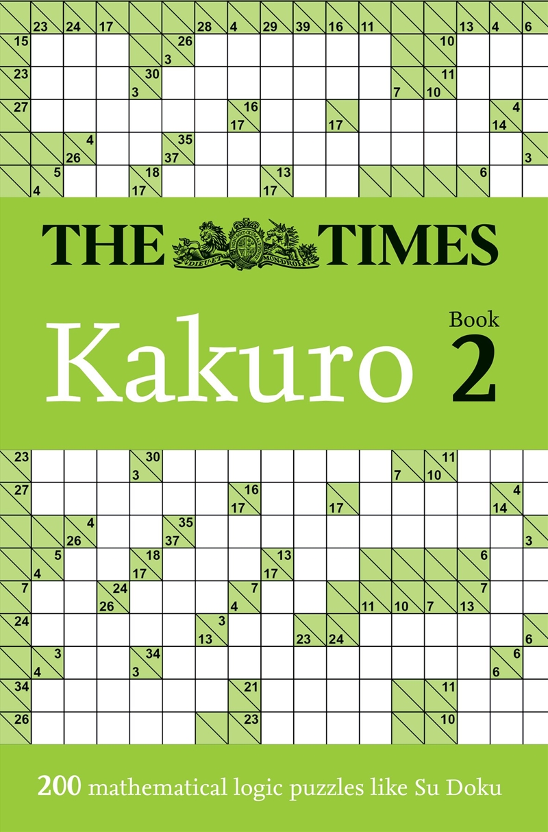 The Times Kakuro Book 2/Product Detail/Maths