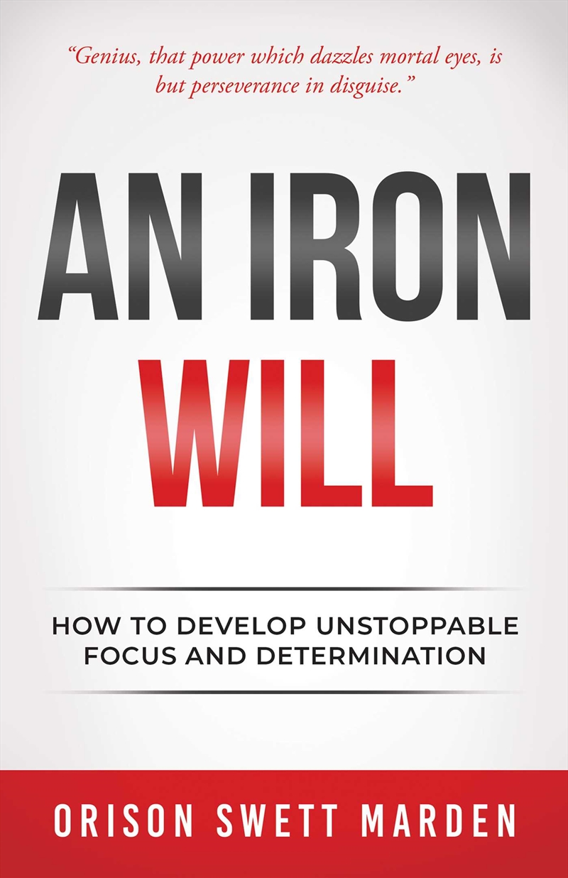 An Iron Will/Product Detail/Self Help & Personal Development