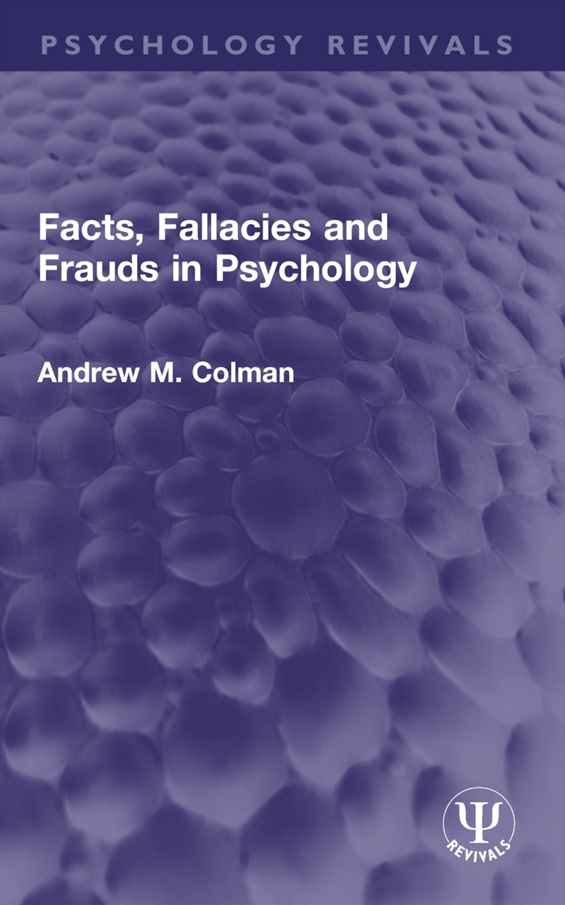 Facts, Fallacies and Frauds in Psychology/Product Detail/Psychology