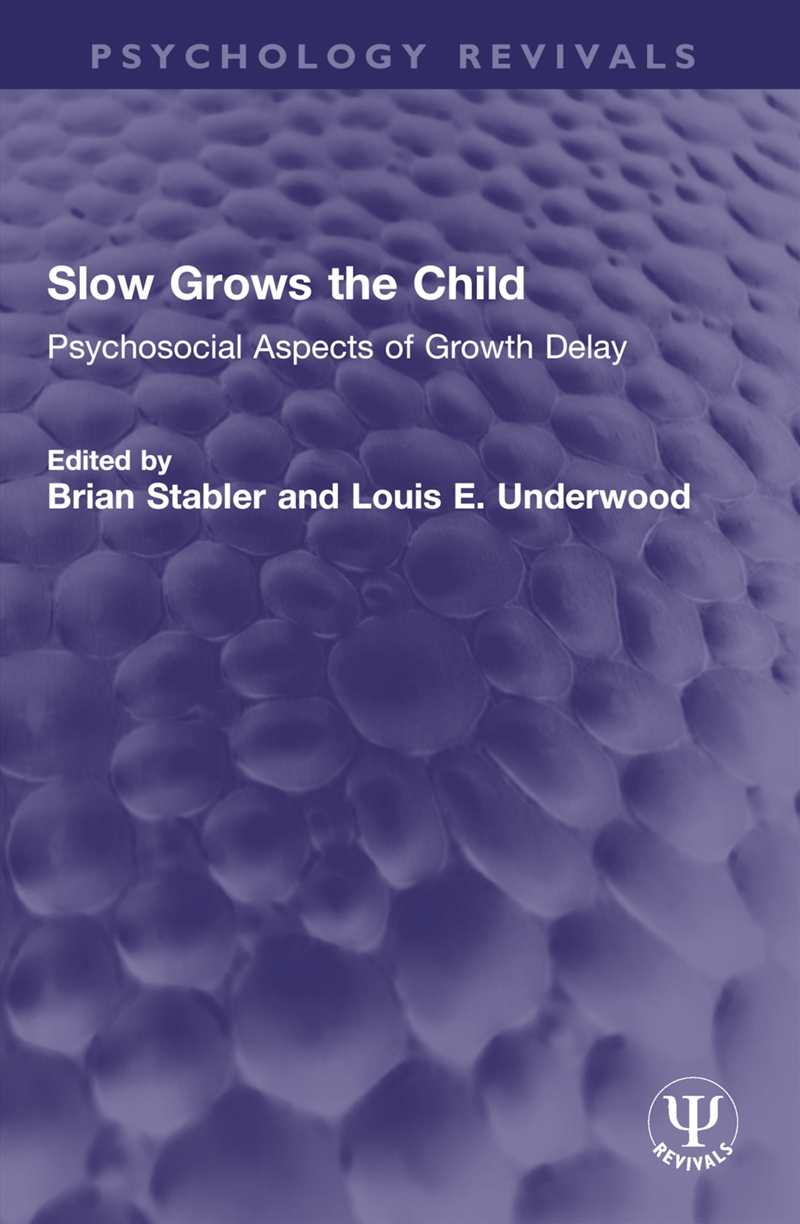 Slow Grows the Child/Product Detail/Psychology