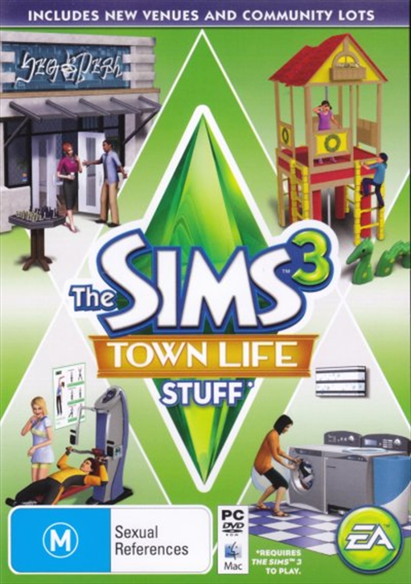 Sims 3: Town Life Stuff Pack (Add On)/Product Detail/Simulation