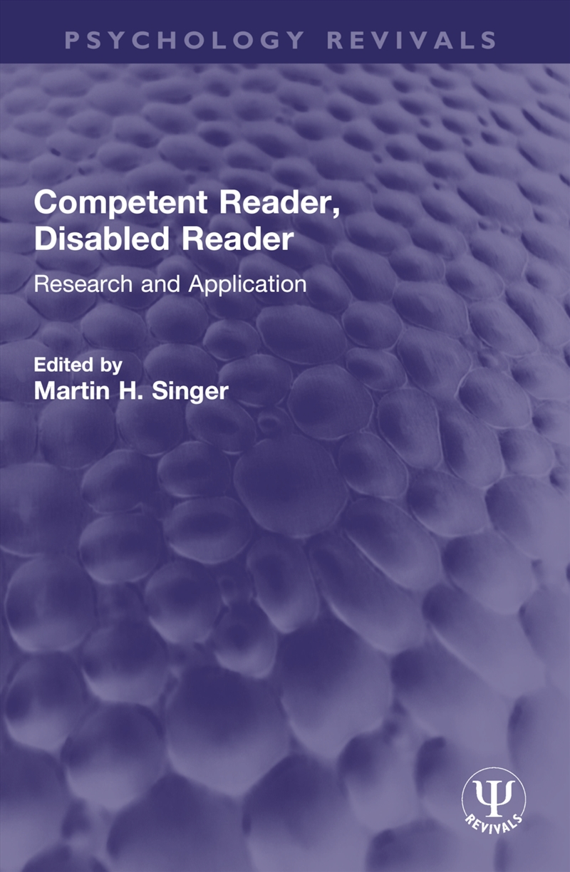 Competent Reader, Disabled Reader/Product Detail/Psychology