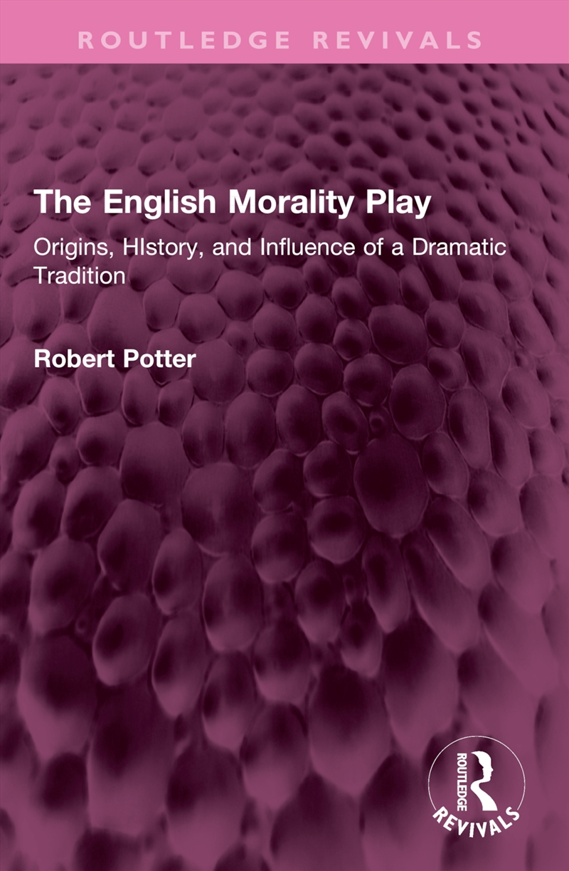 The English Morality Play/Product Detail/Literature & Poetry