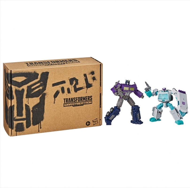 Transformers War for Cybertron: Deluxe Class - Shattered Glass Ratchet and Optimus Prime/Product Detail/Figurines