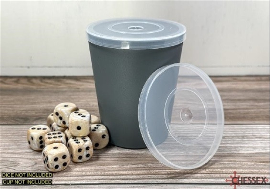 Chessex Dice Cup Lid - Clear/Product Detail/Games