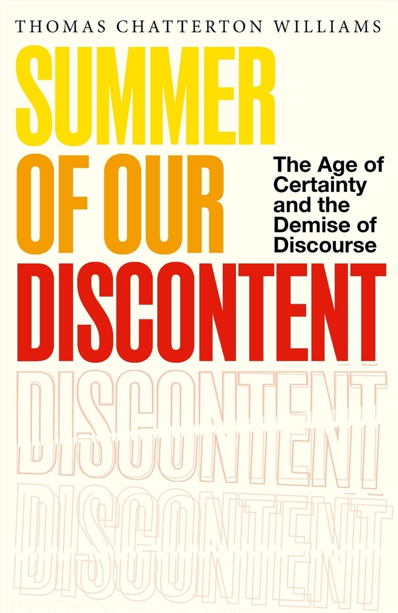 Summer of Our Discontent/Product Detail/Society & Culture
