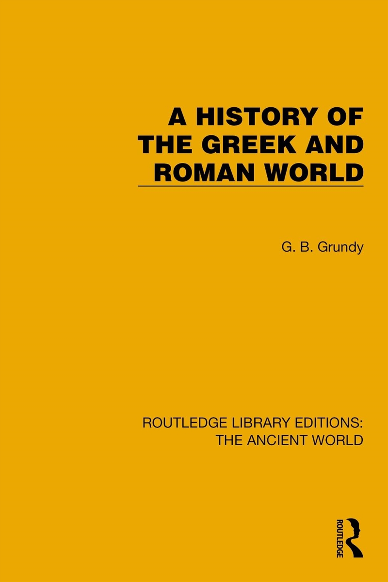 A History of the Greek and Roman World/Product Detail/History