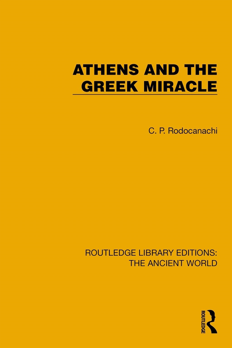 Athens and the Greek Miracle/Product Detail/History