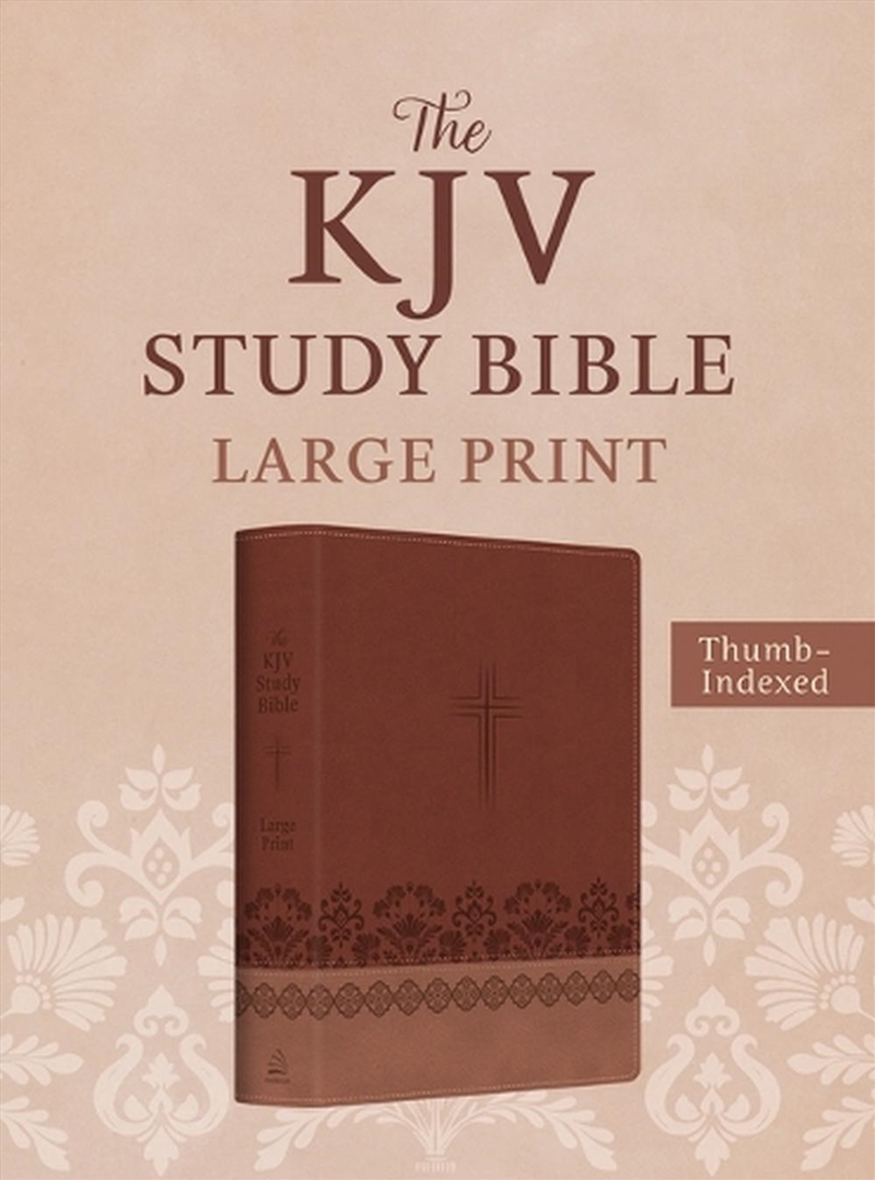 KJV Study Bible, Large Print (Rose & Chestnut Cross)/Product Detail/Religion & Beliefs