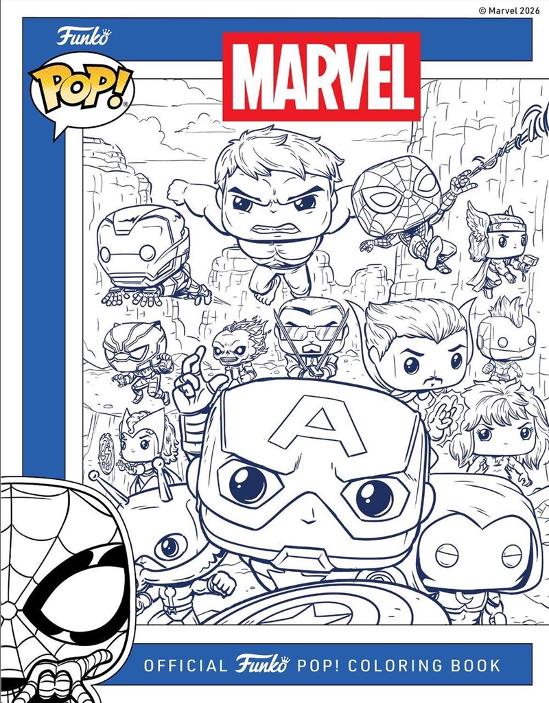 Marvel: The Official Avengers Funko POP! Coloring Book/Product Detail/Adults Colouring