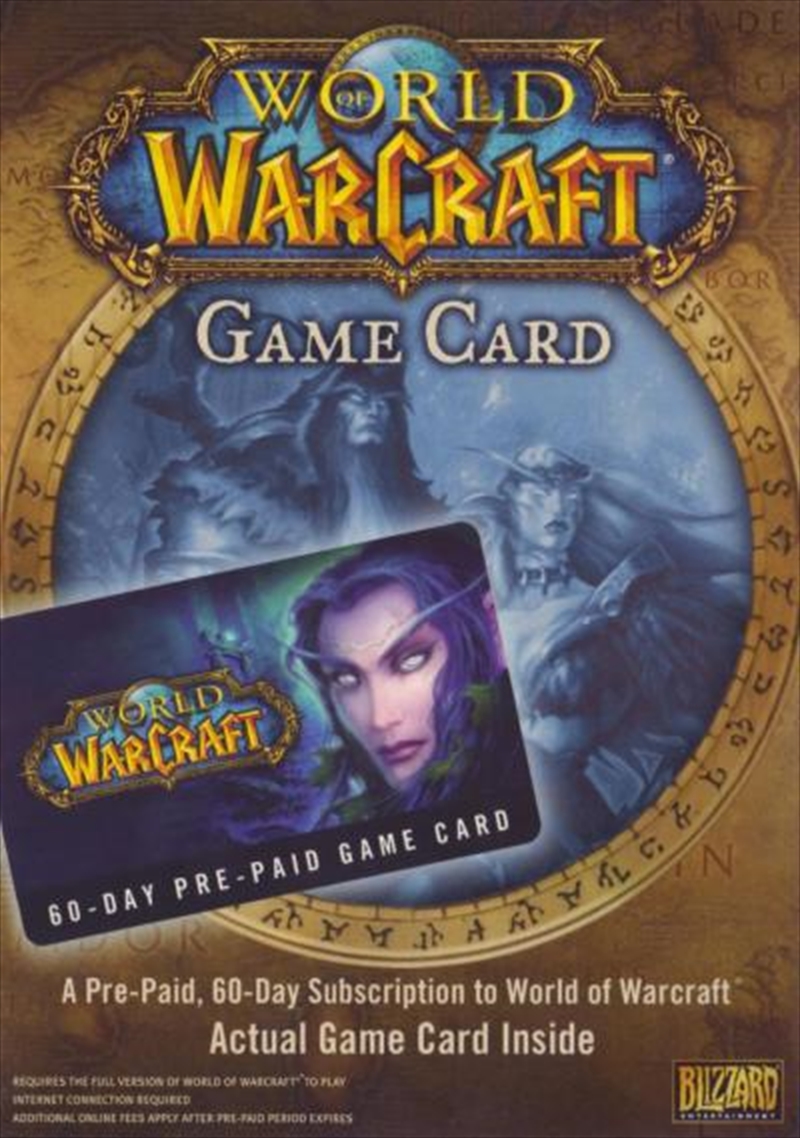 World of Warcraft Game Card (60 Day Subscription)/Product Detail/Role Playing Games