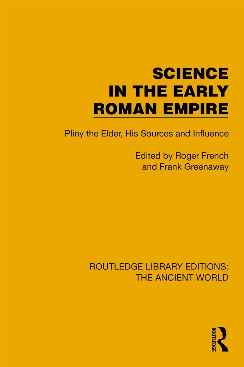 Science in the Early Roman Empire/Product Detail/History