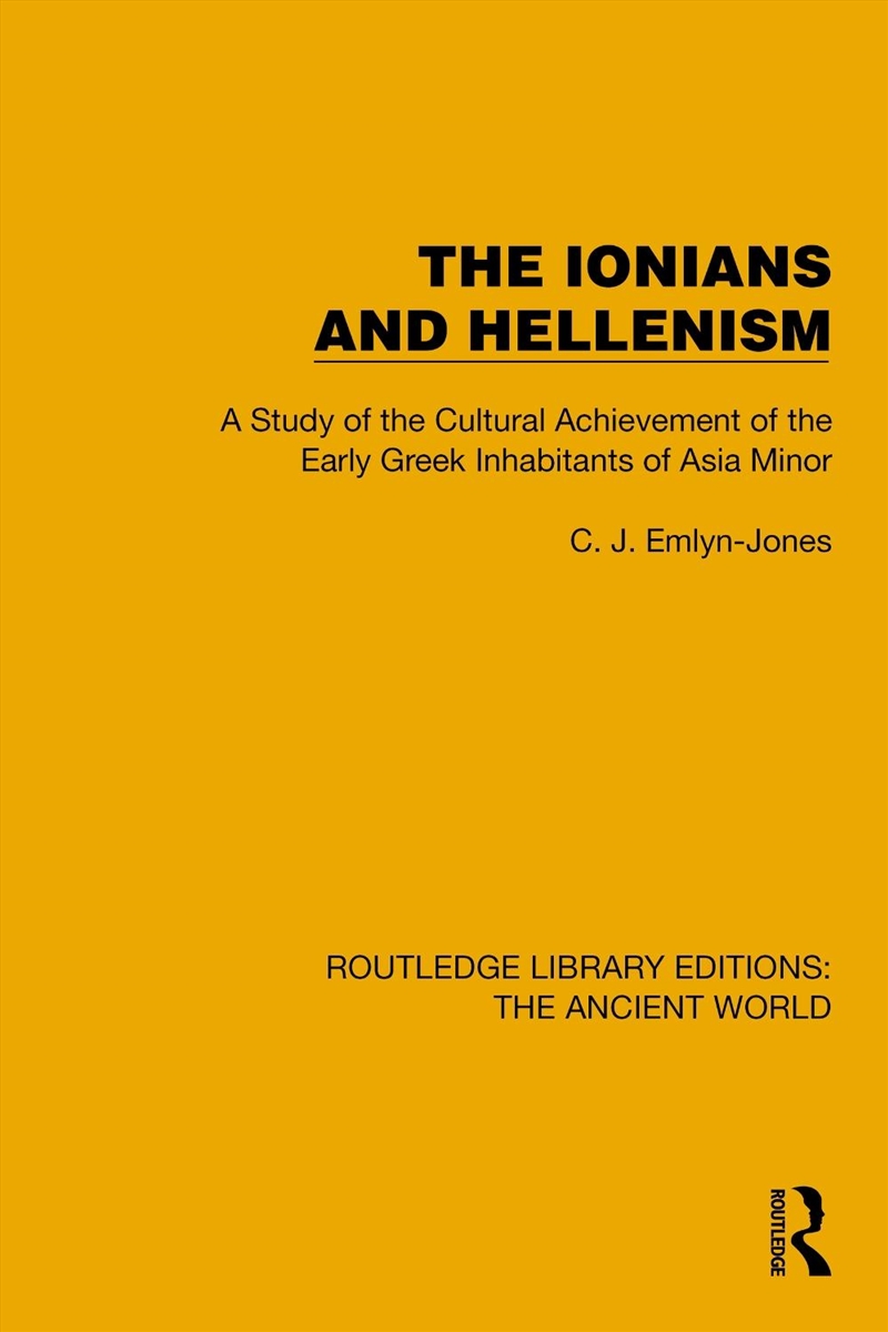 The Ionians and Hellenism/Product Detail/History