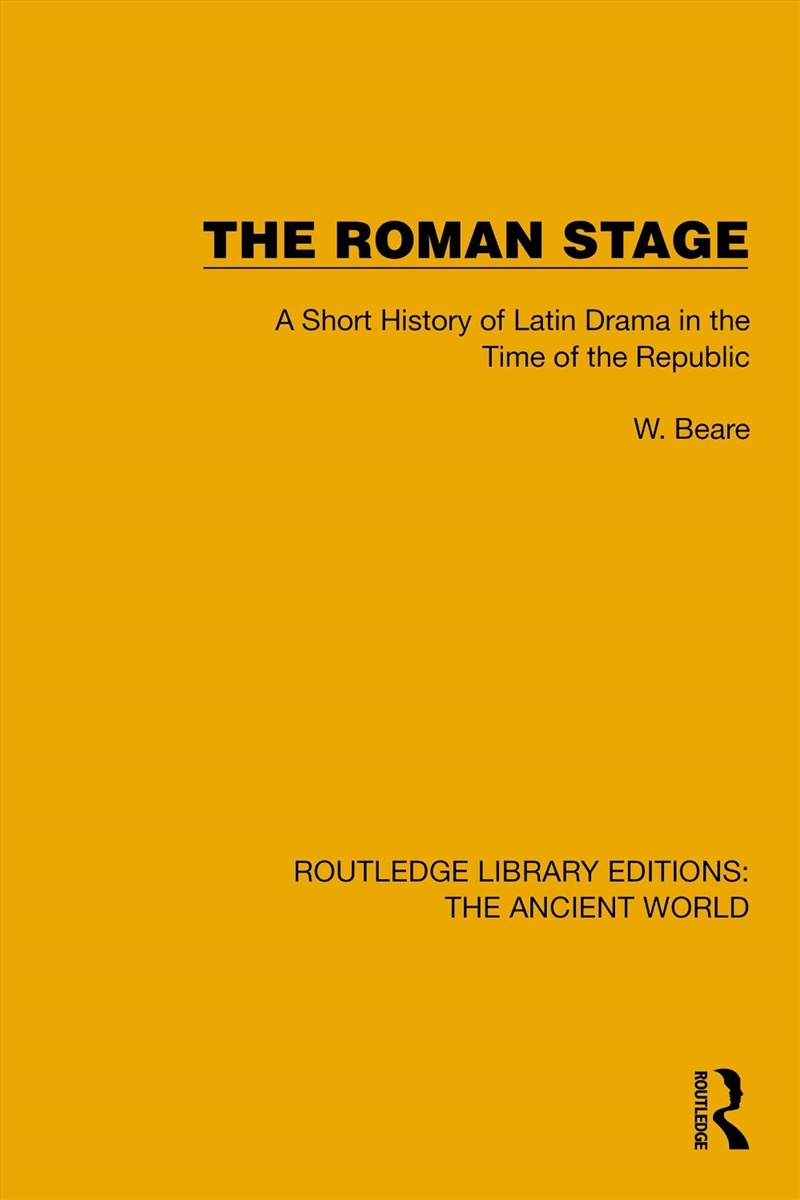 The Roman Stage/Product Detail/Society & Culture