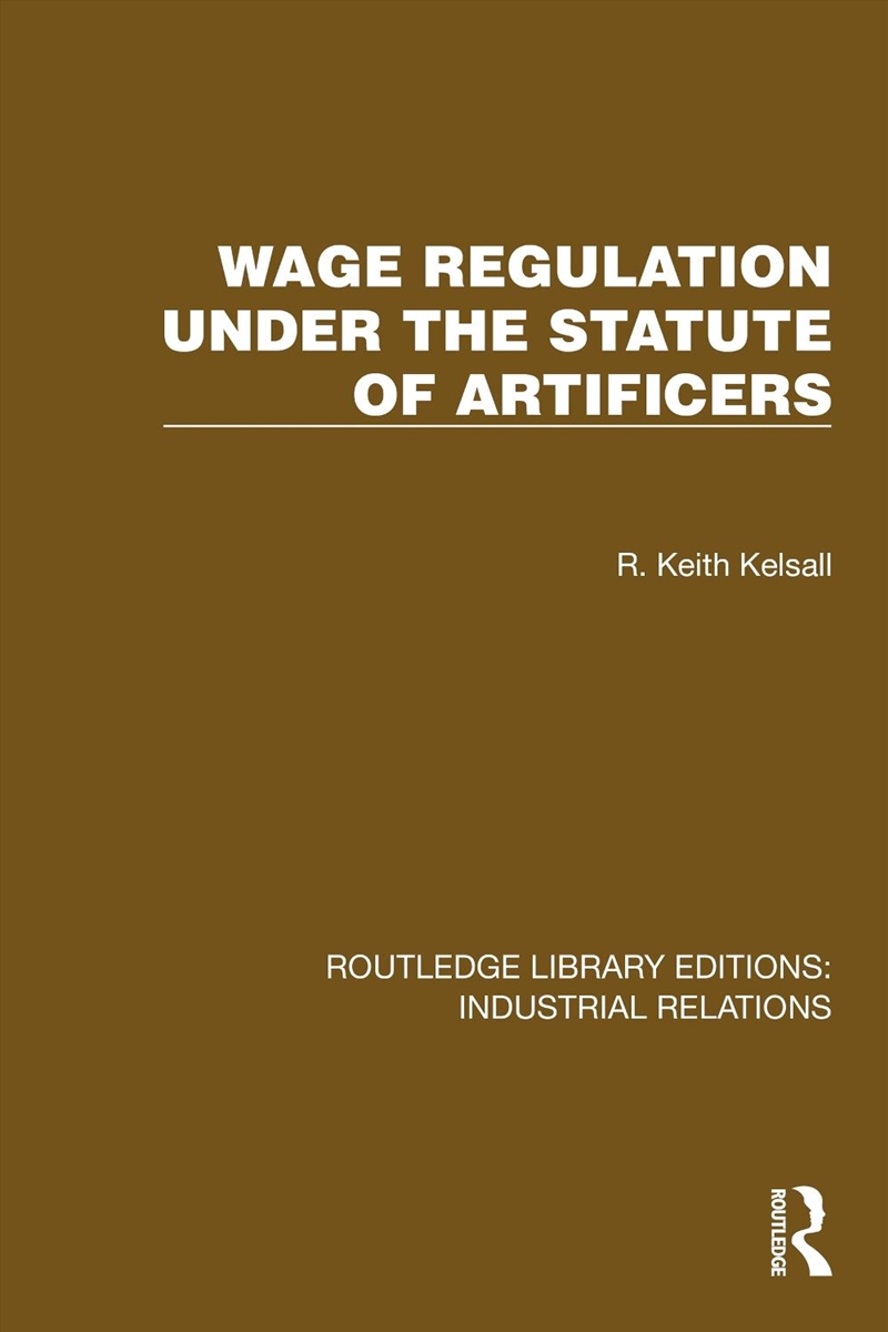 Wage Regulation under the Statute of Artificers/Product Detail/Business Leadership & Management