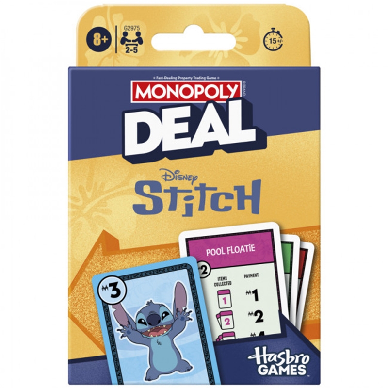Monopoly Deal Stitch Edition/Product Detail/Games