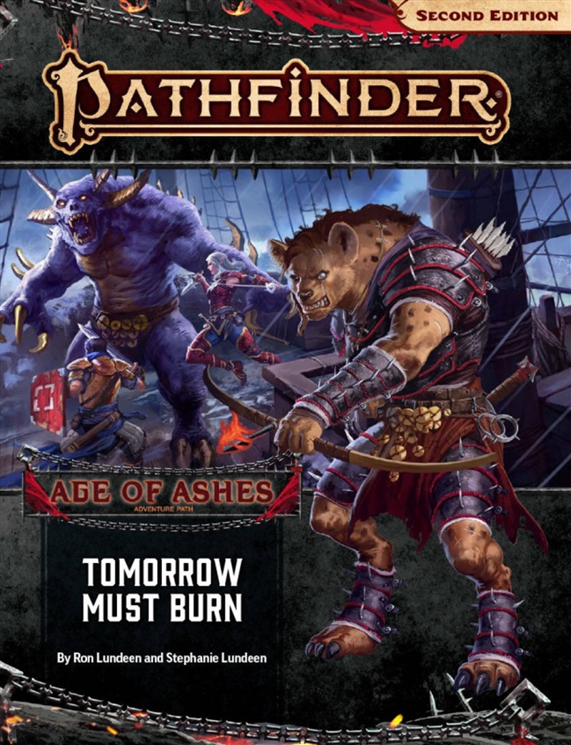 Pathfinder 2nd Edition AoA Tomorrow Must Burn/Product Detail/RPG Games