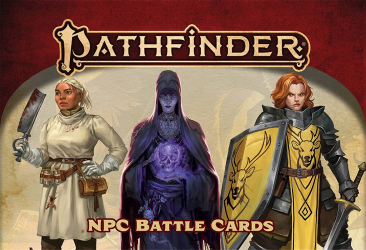 Pathfinder 2nd Edition NPC Battle Cards/Product Detail/RPG Games
