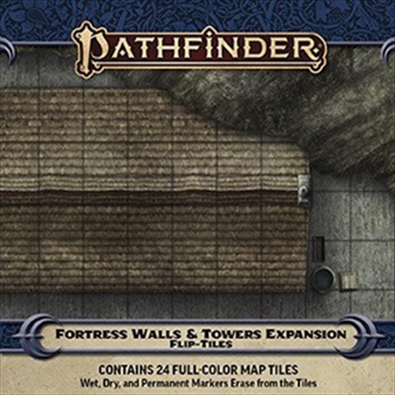 Pathfinder Flip-Tiles: Fortress Walls & Towers Expansion/Product Detail/RPG Games