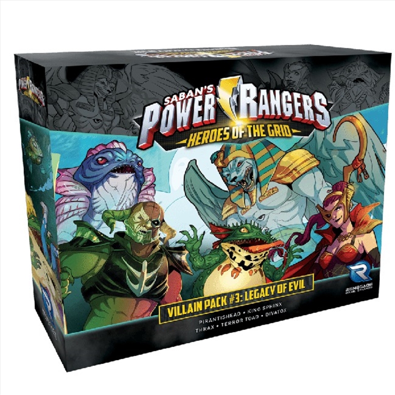 Power Rangers: Heroes of the Grid Villain Pack #3 Legacy of Evil/Product Detail/Games