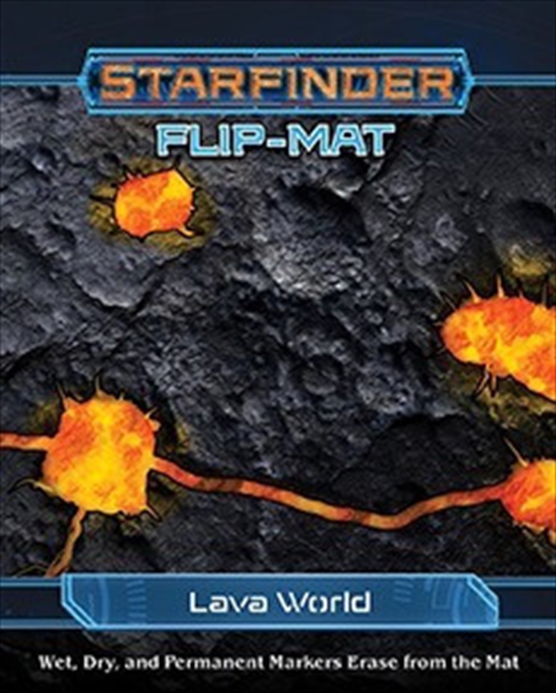 Starfinder Flip-Mat: Lava World/Product Detail/RPG Games