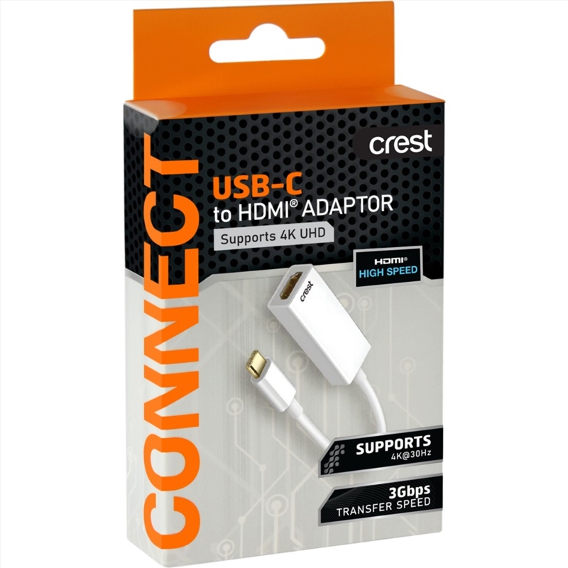 Crest USB-C Male to HDMI Female 15cm/Product Detail/Electronics