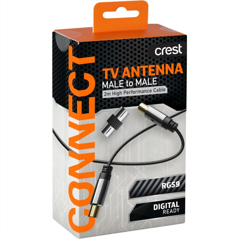 Crest Triple Shield Antenna Cable 2m with Adaptor/Product Detail/Consoles & Accessories